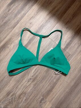 Women's Green Triangle Bralette - Unbranded